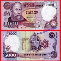 Billetes antiguos de Colombianos. 13-11-2021